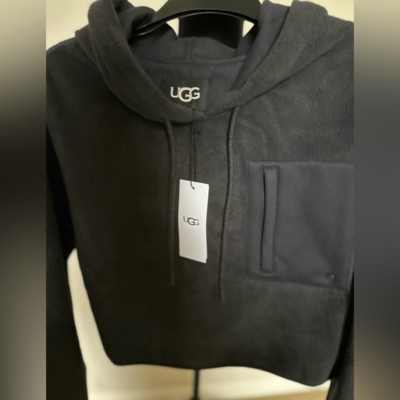 UGG Women's Myley Sherpa Hoodie color Gray size Medium. NWT - Picture 4 of 13